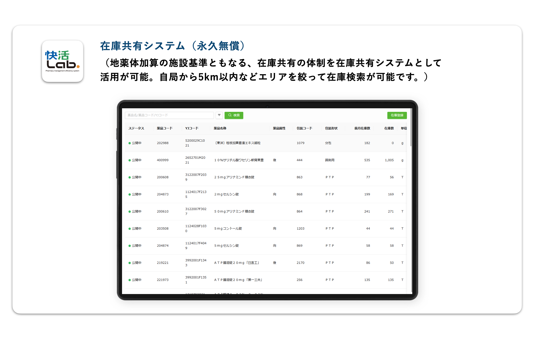 在庫共有システム